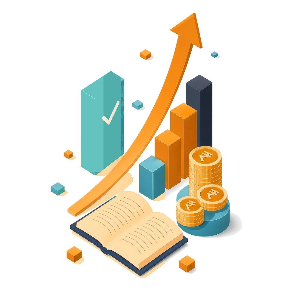 Illustration of accessible, structured and trustworthy financial knowledge